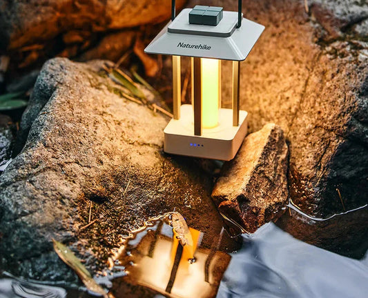 Ultralight Portable Camping Lamp Outdoor Tent Lantern Green-1