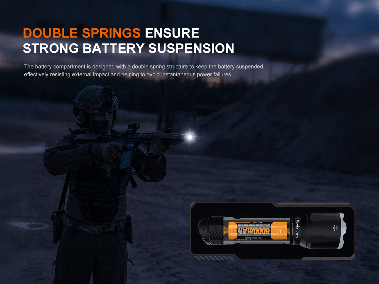 Fenix TK17 Dual Switch Flashlight 3600LM – Trail-Ready