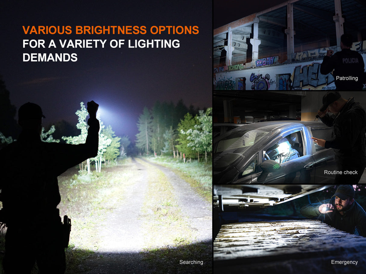 Fenix TK22R Rechargeable Flashlight - Adventure Ready
