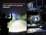 Fenix TK22R Rechargeable Flashlight - Adventure Ready
