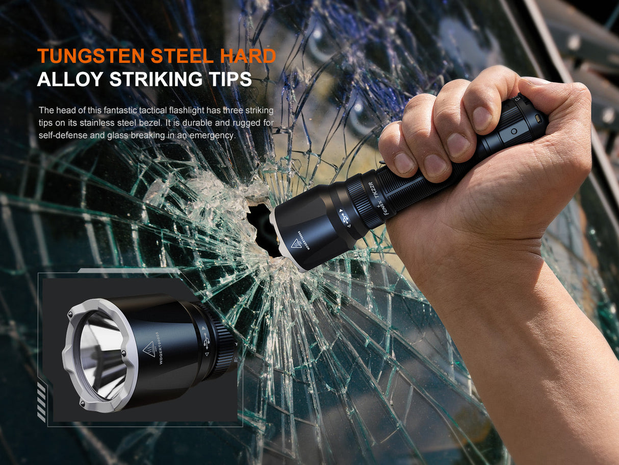 Fenix TK22R Rechargeable Flashlight - Adventure Ready