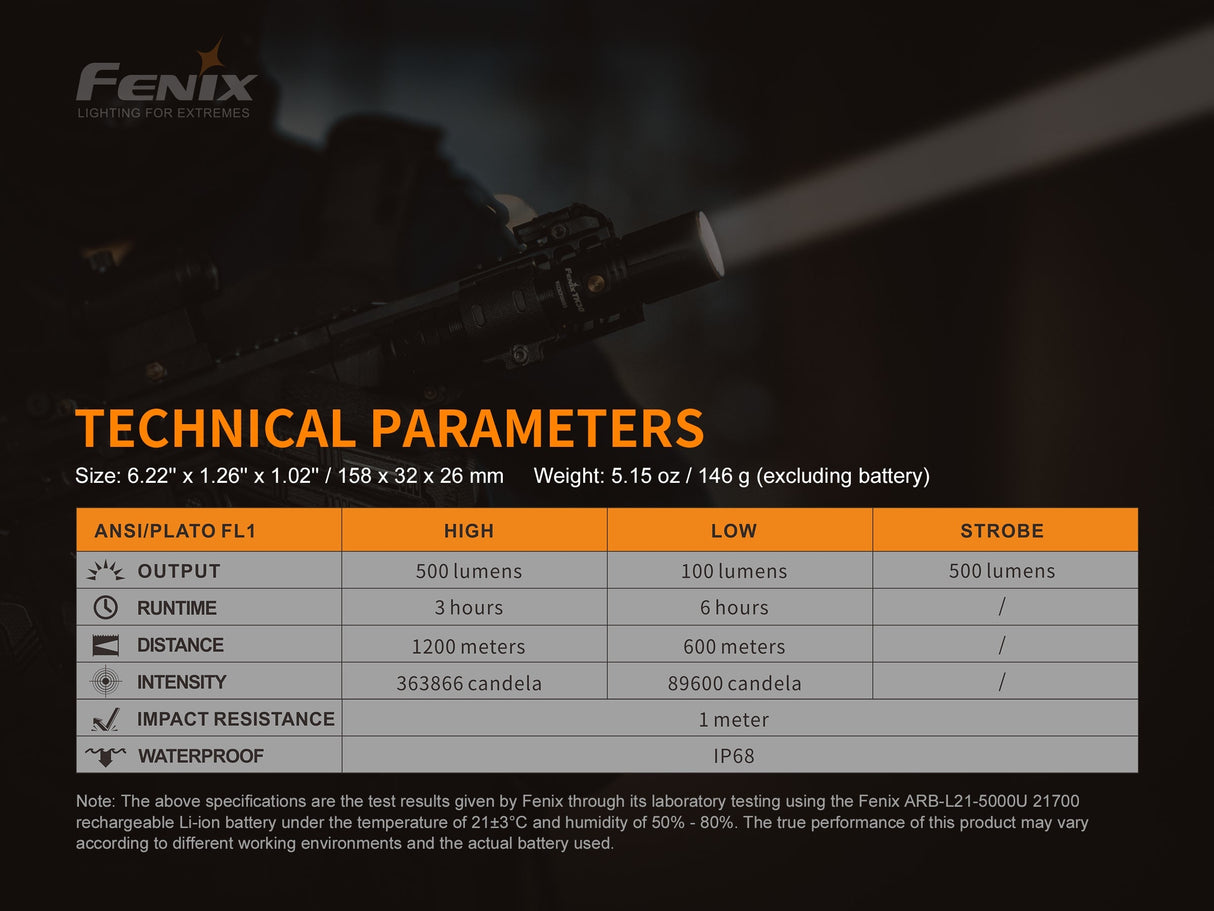 Fenix TK30 White Laser LED Flashlight – Adventure-Ready