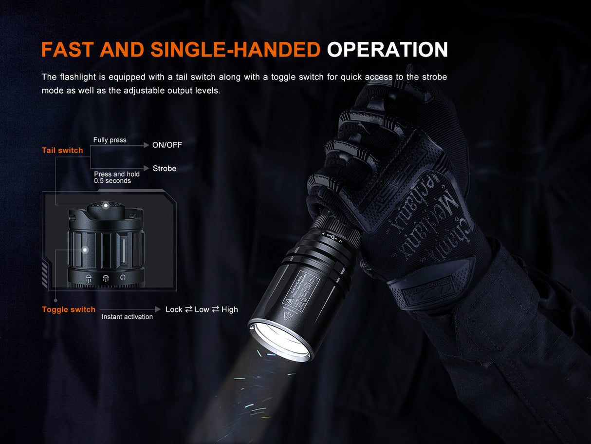 Fenix TK30R White Laser Flashlight Rechargeable – Night Edge