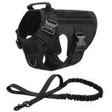 Tactical Military Dog Harness and Leash Set-17
