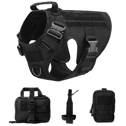 Tactical Military Dog Harness and Leash Set-6