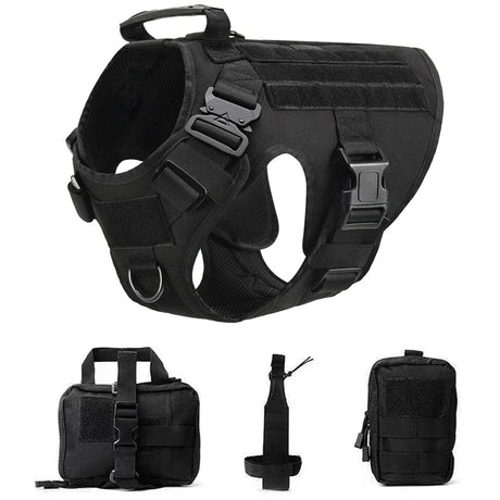 Tactical Military Dog Harness and Leash Set-6