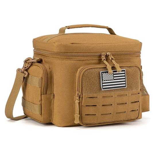 Tactical Thermal Cooler Bag Heavy Duty (Khaki)-0