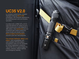 Fenix UC35 V2.0 EDC LED Flashlight – Adventure-Ready