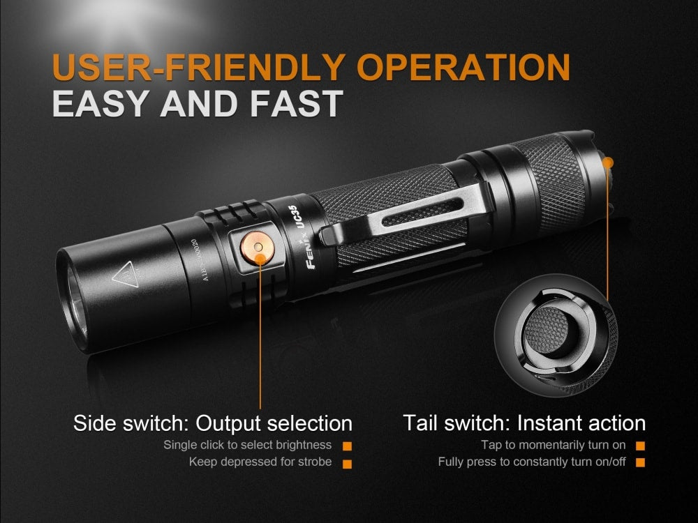 Fenix UC35 V2.0 EDC LED Flashlight – Adventure-Ready