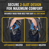 Ultimate Leather Holster 2 Slot OWB | Made in USA | Lifetime Warranty | Fits most 1911 Style Handguns