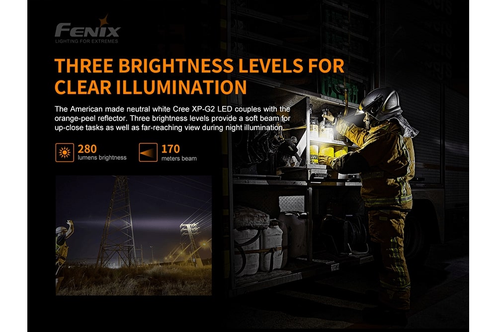 Fenix WF30RE Intrinsically Safe Flashlight For Hazardous Environments 280 Lumens