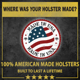 The Ultimate Suede Leather IWB Holster - J Frame / 38 Special - Lifetime Warranty - Made in USA