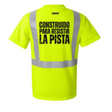 The Crew Hangar HiVis Microfiber Work Shirt Built To Resist The Track Edition For Construction Pros
