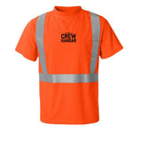 The Crew Hangar HiVis Microfiber Work Shirt Built To Resist The Track Edition For Construction Pros