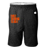 Champion Cotton Gym Short For Off Duty Athletes, Soft Cotton Jersey, Full Athletic Fit, Internal Drawcord