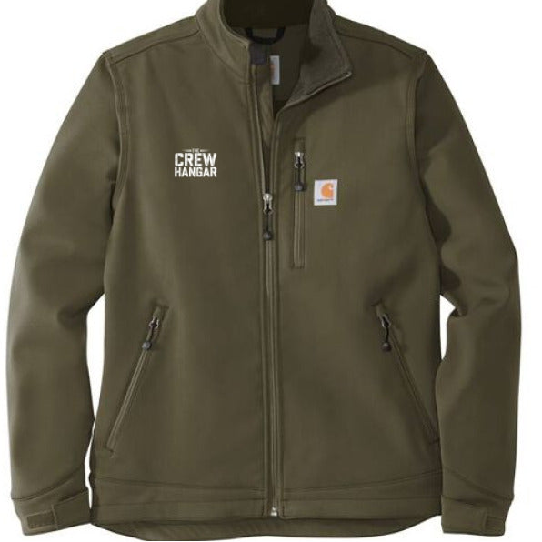 Carhartt Crowley Soft Shell Jacket For Crews Water Resistant Durable Comfort Fleece Lined
