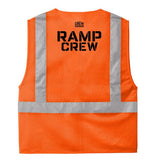 Ramp Crew Vest Hi Vis Class 2 ANSI The Crew Hangar Breathable Design With Storage And Identity Features