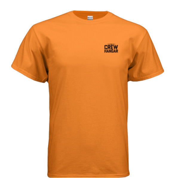 The Crew Hangar Hi Vis Standard Tee Tarmac Tough Durable Gildan Ultra Cotton For Ramp Crews