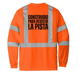 CornerStone Reflective Mesh Long Sleeve Shirt Built for Track Crews ANSI Class 3 With 2in Reflective Tape