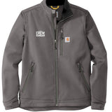 Carhartt Crowley Soft Shell Jacket For Crews Water Resistant Durable Comfort Fleece Lined