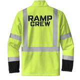 Ramp Boss Hi-Vis Shell The Crew Hangar Pro Grade Class 3 Waterproof Breathable Soft Shell For Field Professionals