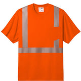 Hi Vis Crew Tee The Crew Hangar Edition ANSI Class 2 Reflective Safety Shirt For Industrial Workers