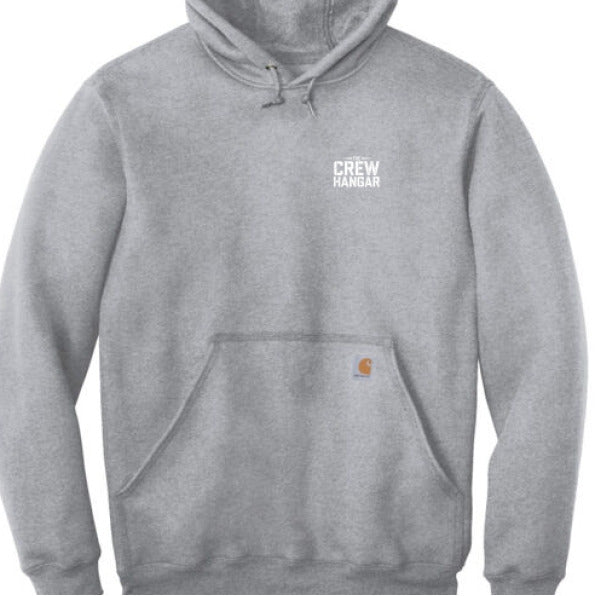 Carhartt The Crew Hangar Midweight Hooded Sweatshirt For Workwear Pros Built Tough Rugged Comfort