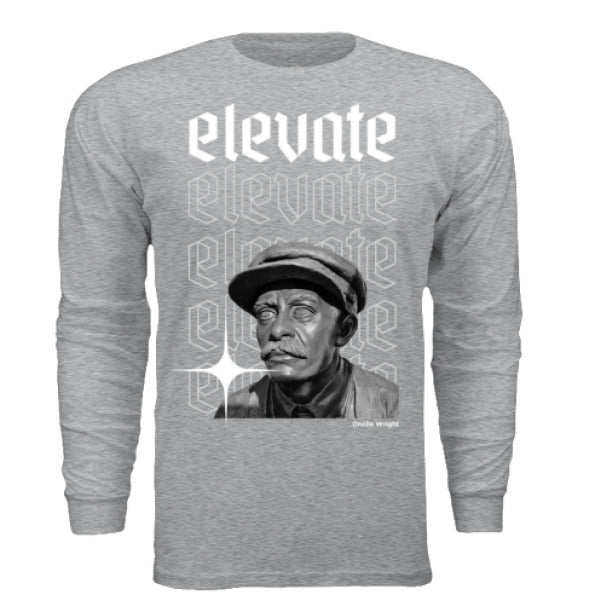 Orville Wright Vintage Long Sleeve Elevate Ultra Soft Tri Blend Breathable The Crew Hangar For Aviation Enthusiasts