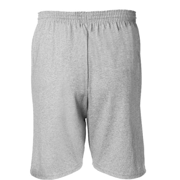 Champion Cotton Gym Short For Off Duty Athletes, Soft Cotton Jersey, Full Athletic Fit, Internal Drawcord
