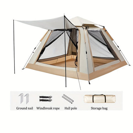 Portable Folding Camping Tent with Canopy (2-Person)-3
