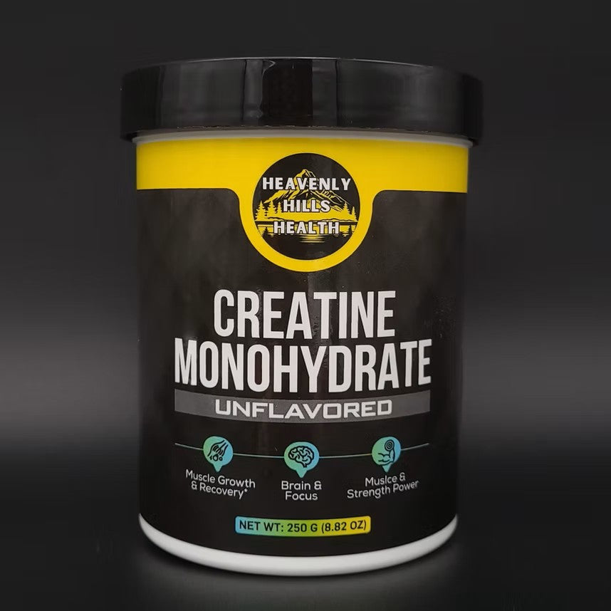 Heavenly Hills Creatine Monohydrate | Unflavored | Pure Power – 50 Servings