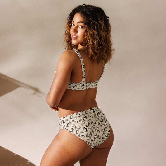 Buck High-Waisted Bikini Set