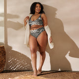 Gunpowder Pistol Palooza High-Waisted Bikini Set