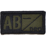 Blood Type - 1x2 Patch