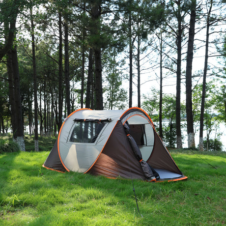 4-Person Automatic Pop-Up Tent for Camping-3