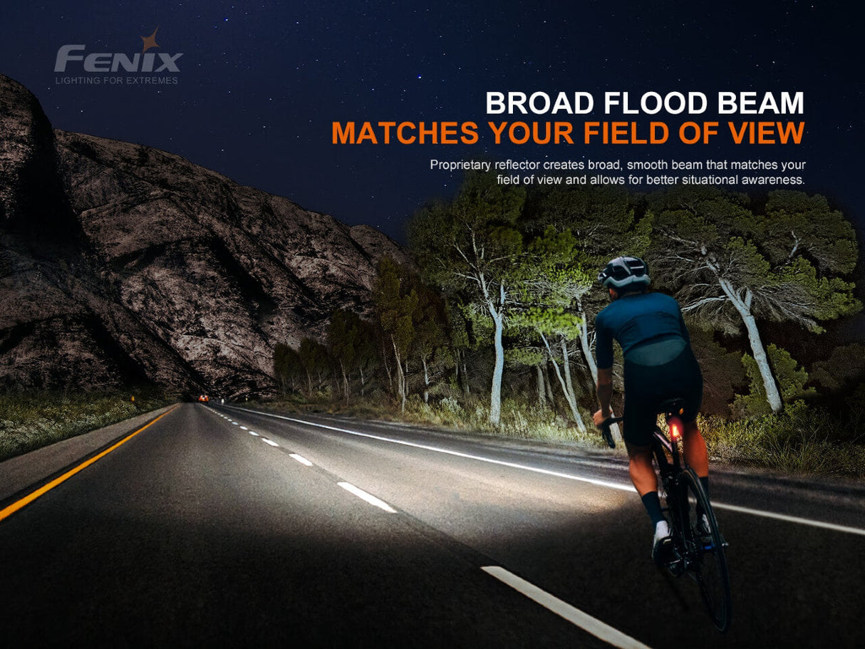 Fenix BC21R V3.0 Bike Light 1200-Lumen Aluminum Trail Ready
