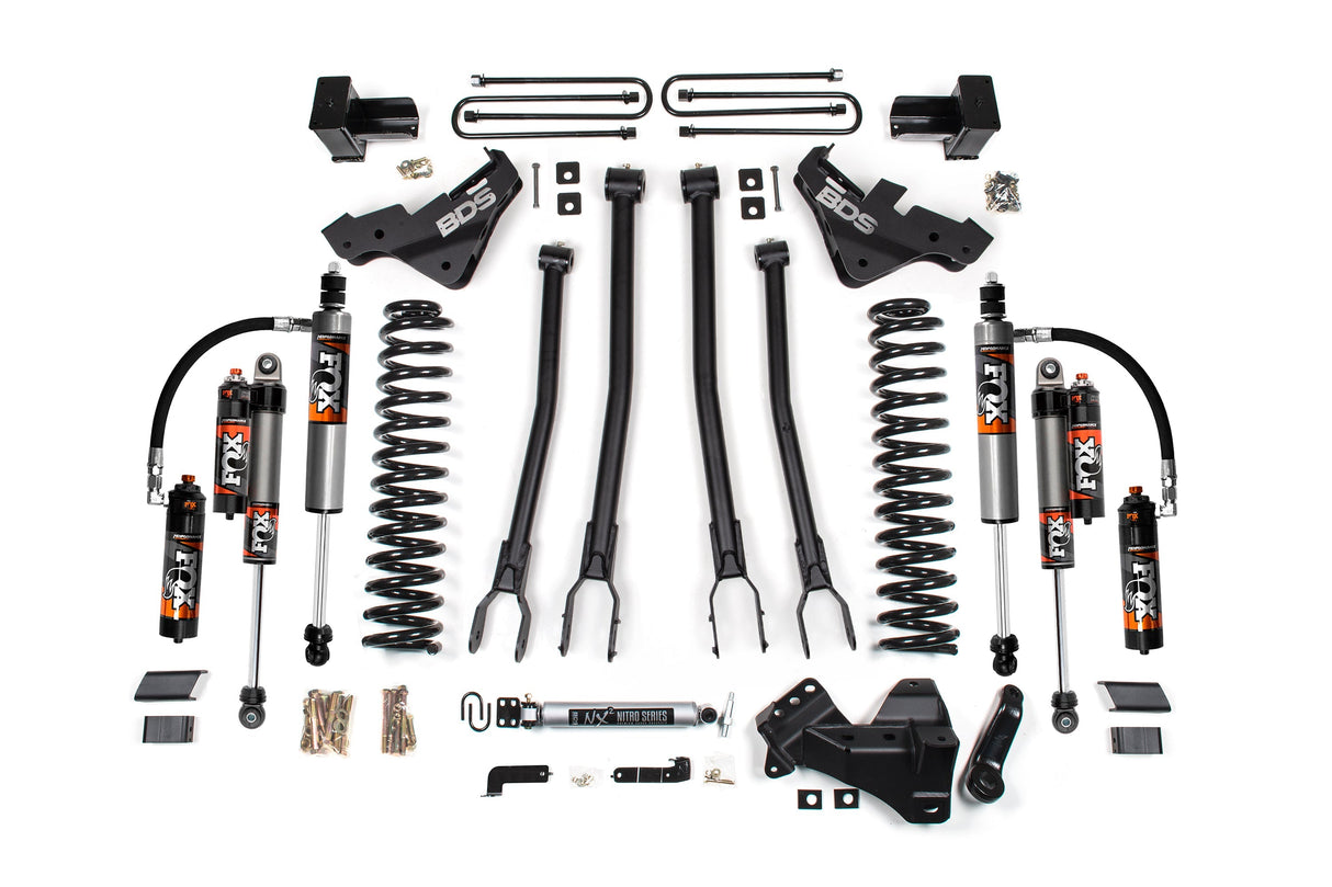 5 Inch Lift Kit w/ 4-Link | Ford F250/F350 Super Duty (23-26) 4WD | Diesel