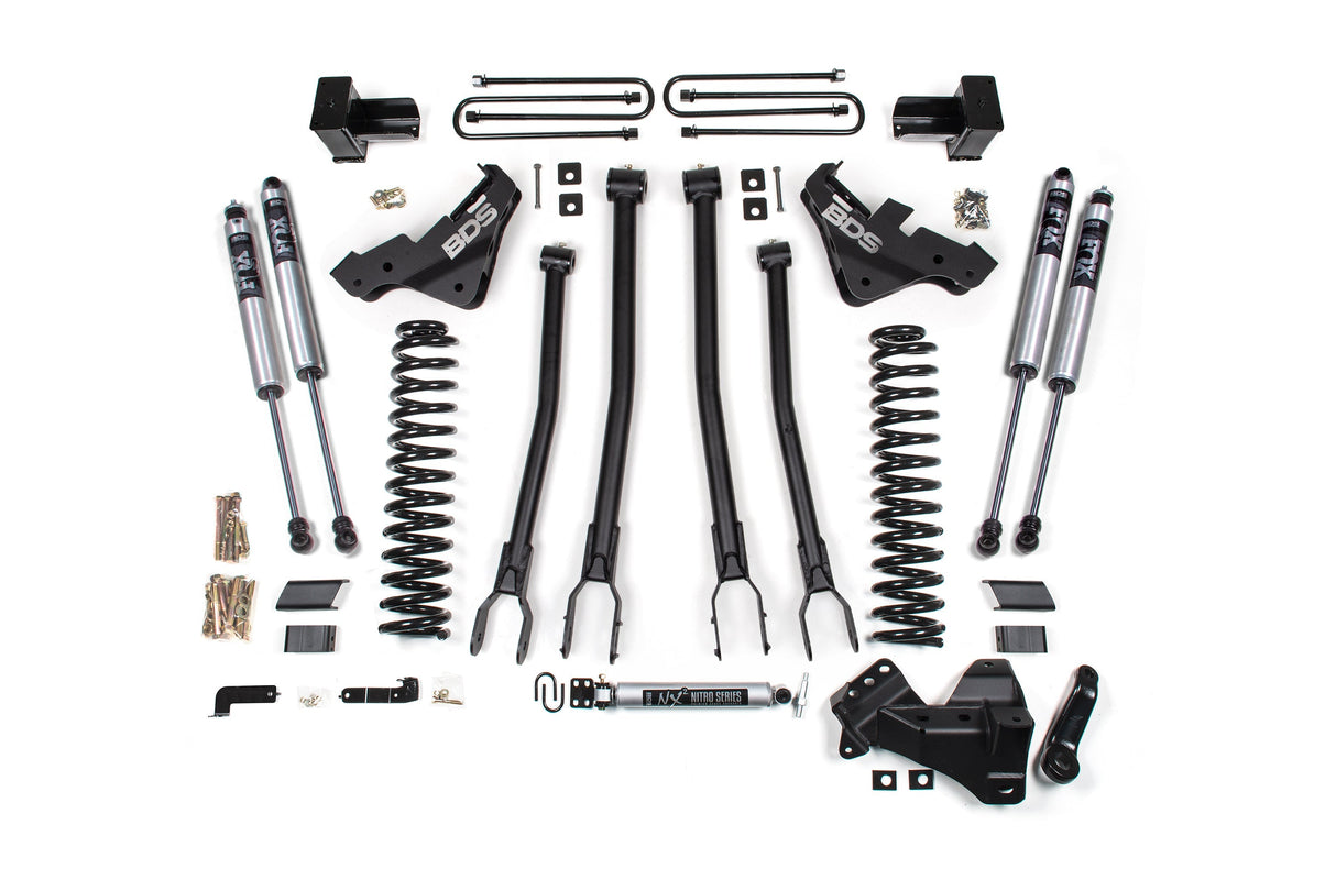 5 Inch Lift Kit w/ 4-Link | Ford F250/F350 Super Duty (23-26) 4WD | Gas