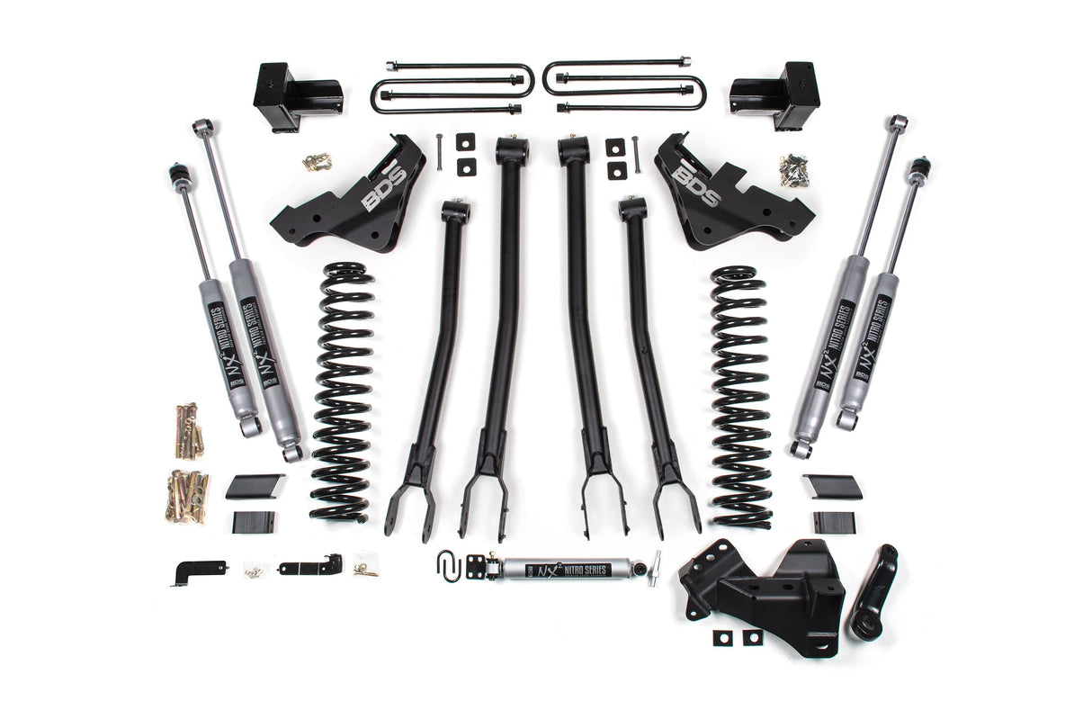 5 Inch Lift Kit w/ 4-Link | Ford F250/F350 Super Duty (23-26) 4WD | Diesel