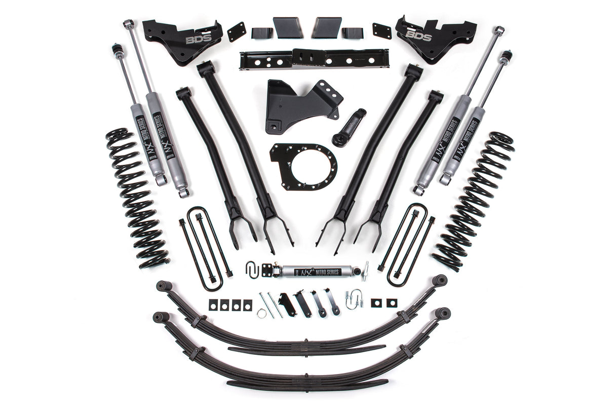 7 Inch Lift Kit w/ 4-Link | Ford F250/F350 Super Duty (23-25) 4WD | Diesel