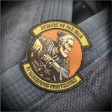 Samurai - Beware of Old Men - In Dangerous Professions -  3" Embroidered/Sublimated Patch