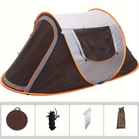 4-Person Automatic Pop-Up Tent for Camping-4