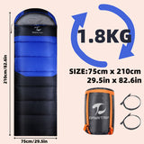 Sleeping Bag Portable Camping Blanket-4