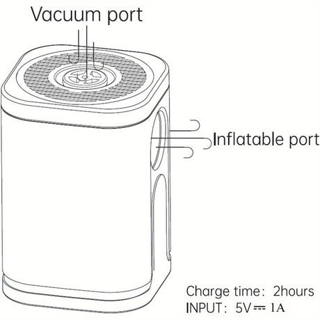 Outdoor Camping Electric Inflatable Pump-2