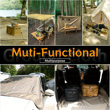 Outdoor Oxford Tent Mat Picnic Beach Pad-2