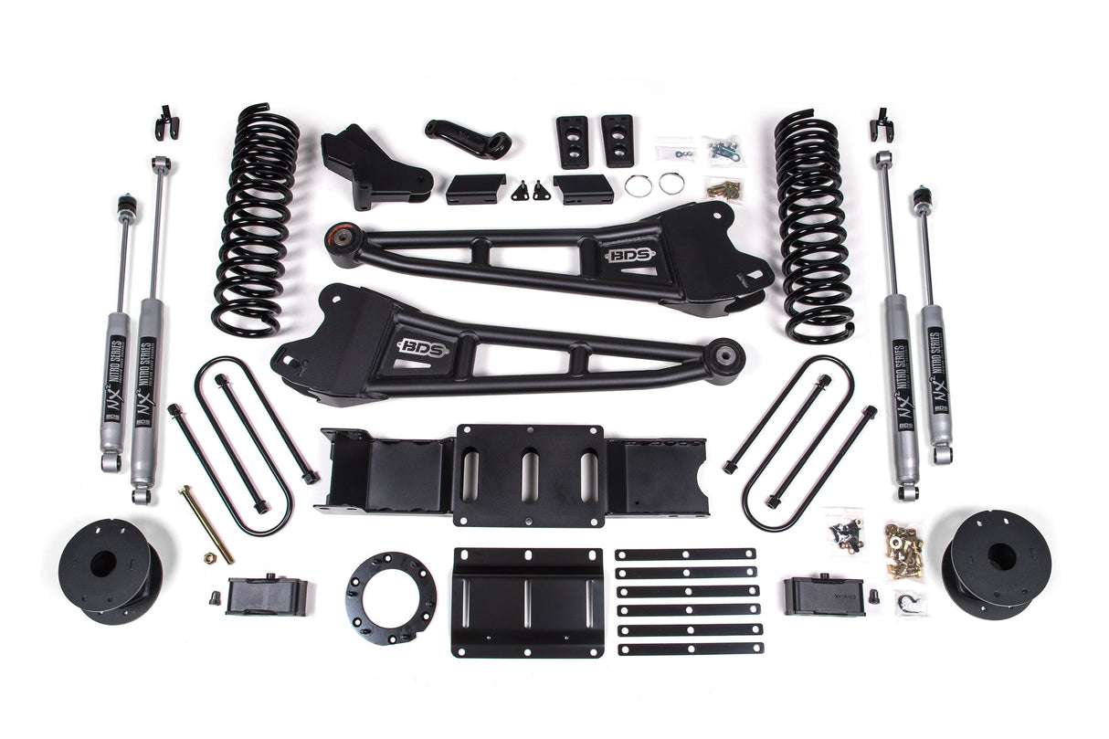 4 Inch Lift Kit w/ Radius Arm | Ram 3500 w/ Rear Air Ride (19-24) 4WD | Gas