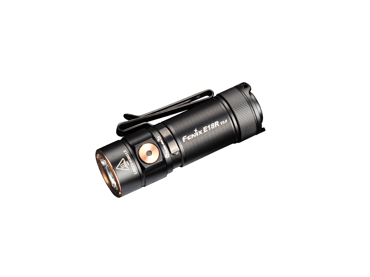 Fenix E18R V2 Rechargeable LED Flashlight For EDC Enthusiasts 1200 Lumen Compact USB C