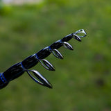 Reaction Tackle Telescopic Spinning Rod – Carbon Travel Fishing Rod – Collapsible Rod for Freshwater and Saltwater - NEW
