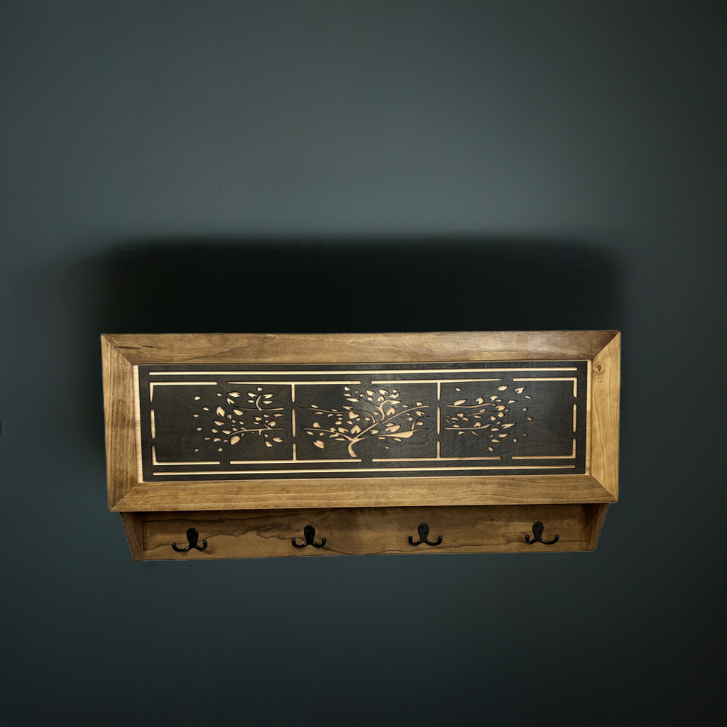 Coat Rack Hidden Gun Storage - Woodland Tree