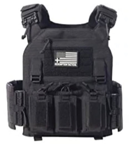 Redemption Tactical Crusader 2.0® l St. Michael FULL ARMOR KIT COMBO PACKAGE with Crusader 2.0 +IFAK Medical Kit + LEVEL IV  (2) 10x12 Front/Back Plates (2) 6x8 Side Plates (Level III PE)